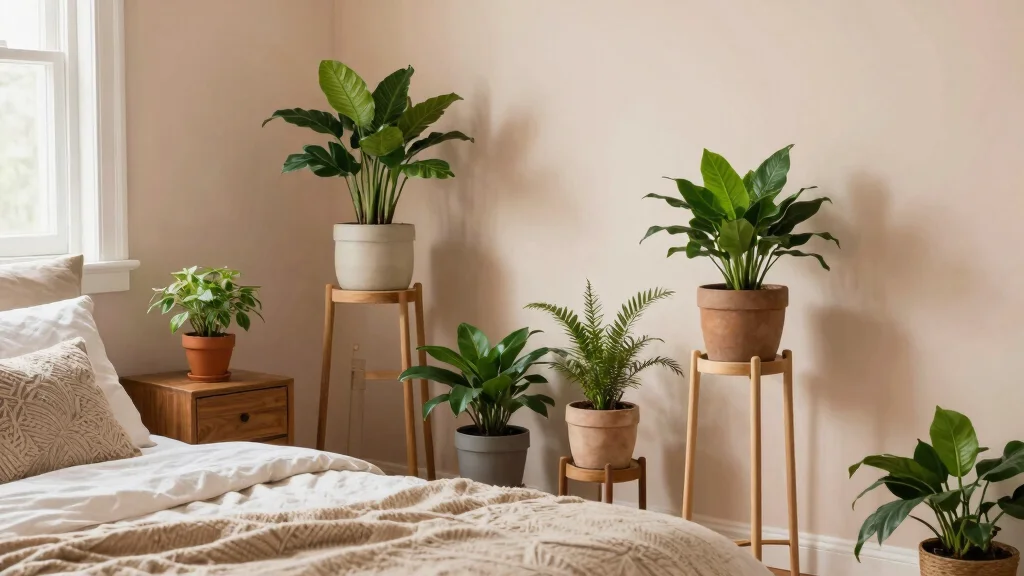 10 Bedroom Plant Stands That Turn Your Room Into a Peaceful Green Retreat