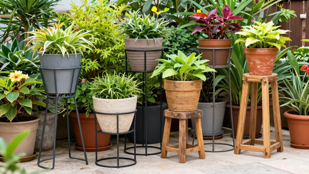 10 Outdoor Plant Pot Stands That Hold Up in Any Weather and Look Great Doing It