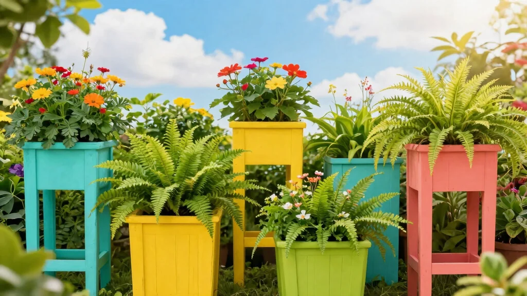 10 Painted Plant Stands That Are So Colorful and Fun You'll Want Them All