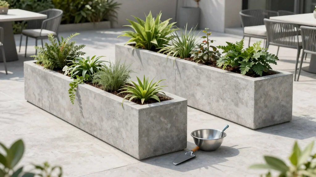 7 Concrete Planter Boxes That Are Sleek, Modern, and Surprisingly Easy to Make