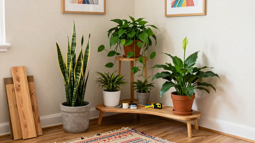 7 DIY Corner Indoor Plant Stands That Finally Fix That Awkward Empty Space