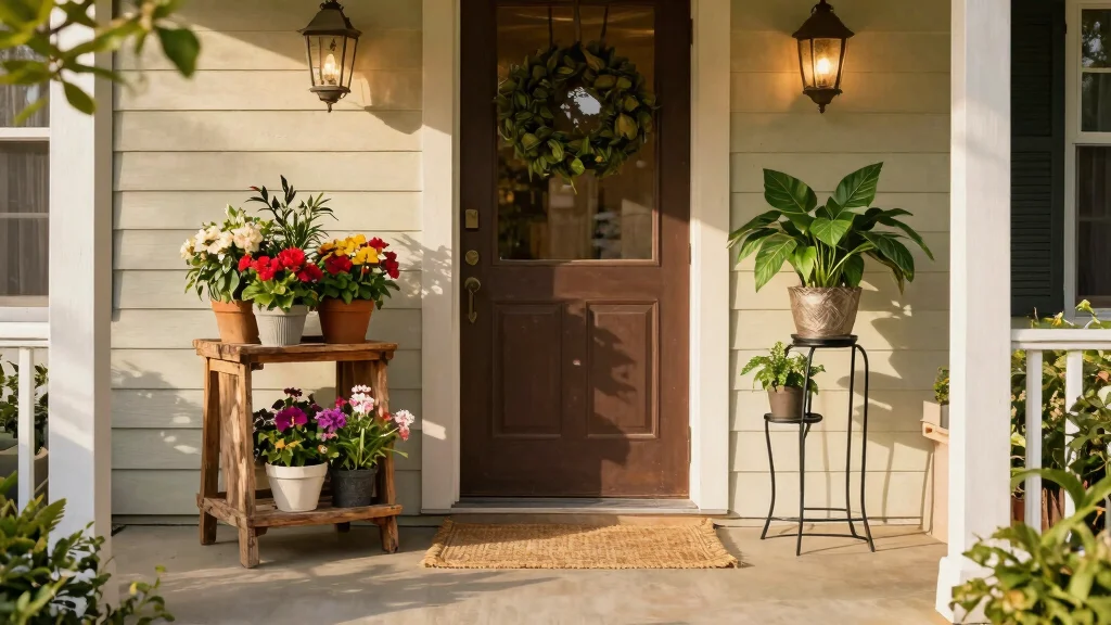 7 Porch Plant Stands That Give Your Front Door a Whole New Personality