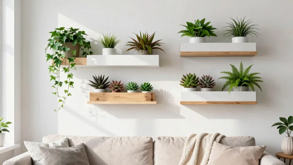 9 Floating Plant Shelves That Make Your Plants Look Like They're Floating on Air